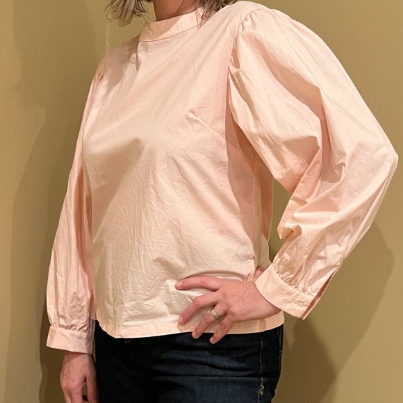 Marie Sixtine Pink Blouse Size M - Picture 1 of 6